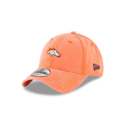 Orange Denver Broncos Hat - New Era NFL Team Loyal 9TWENTY Adjustable Caps USA0978436